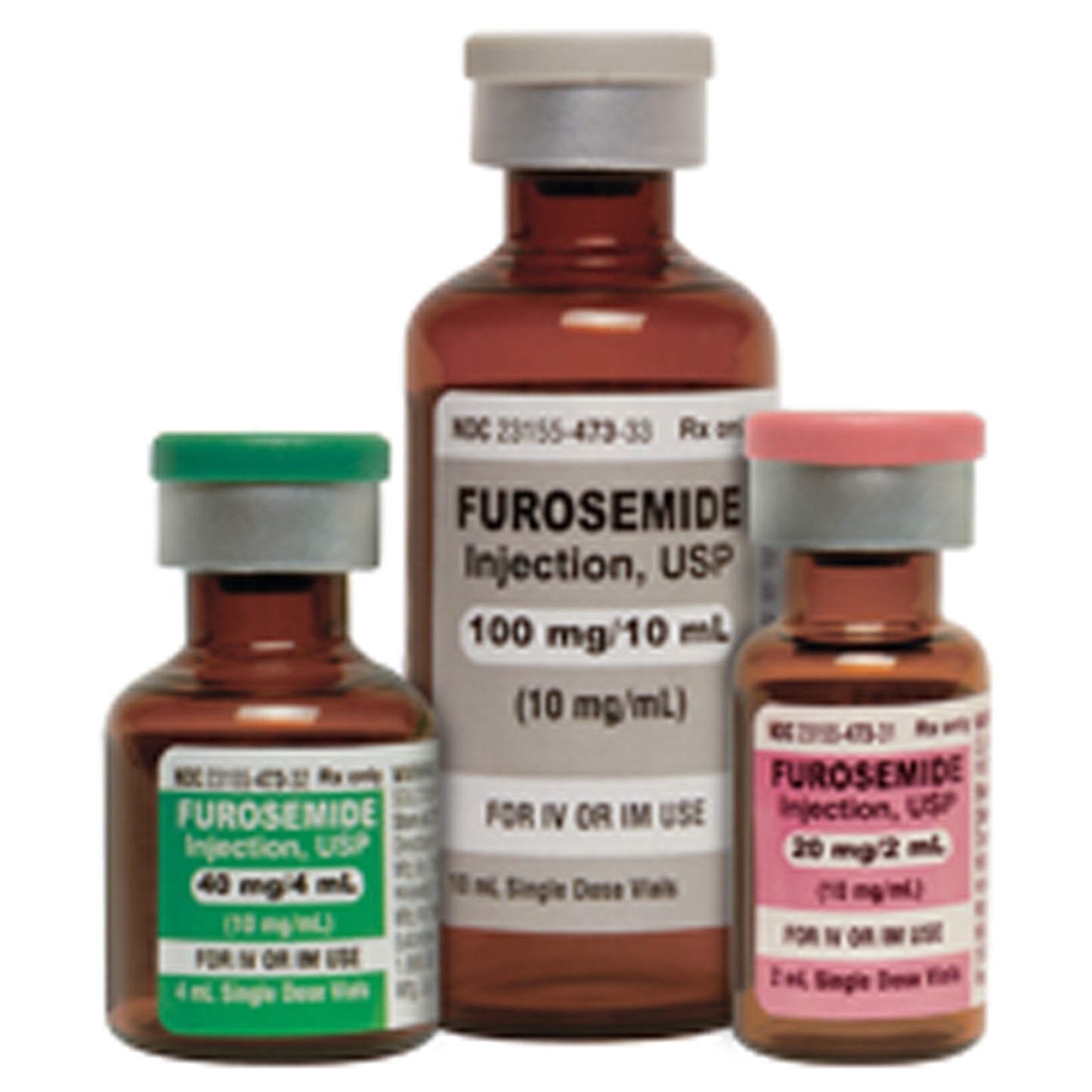 Furosemide Injectable, LF, PF, 10 mg/ml, 4 mL Vial, 25/ctn (aka LASIX®) (Rx) (Product is Non-Returnable)