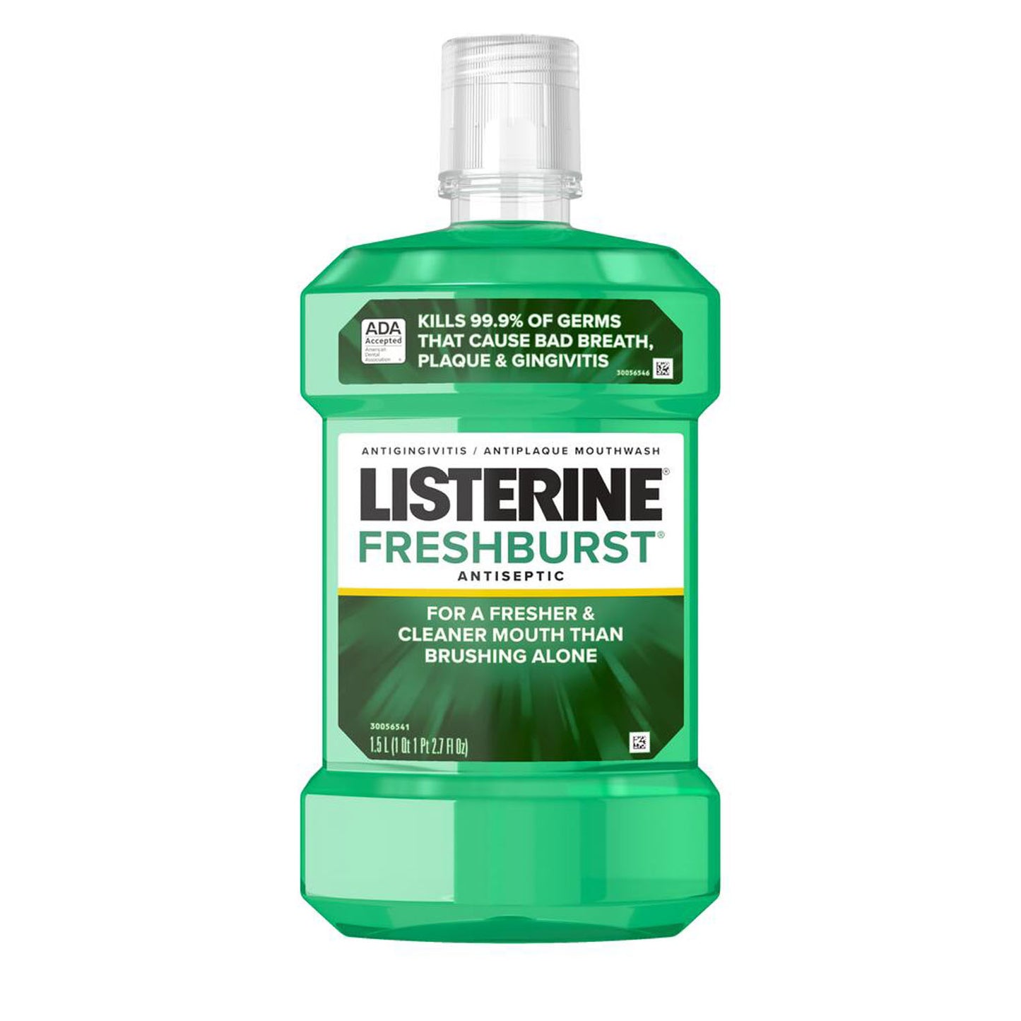 Freshburst Listerine, 1.5 Liter, 6/cs (75 cs/plt) (Continental US+HI Only) (Pricing Subject to Change without Prior Notification)