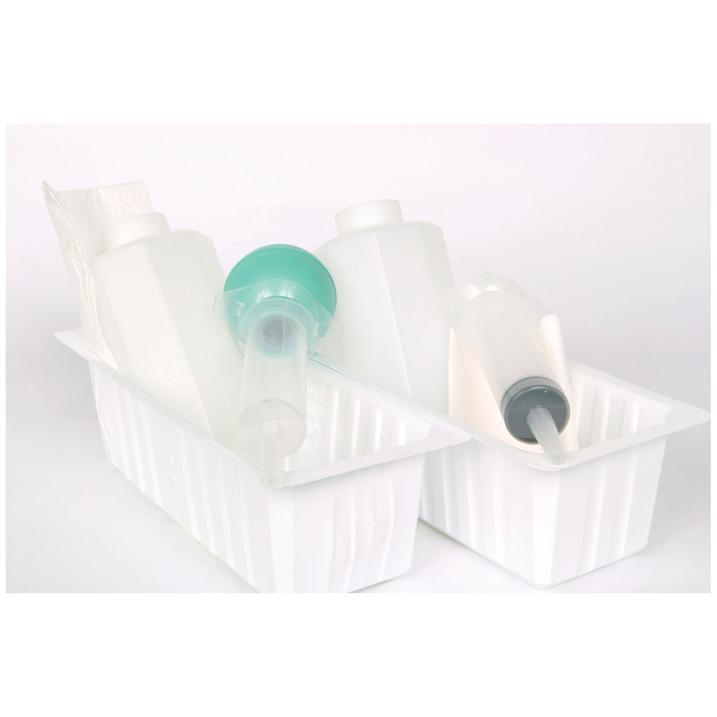 Bulb Syringe, 60cc, 1200cc Irrigation Tray, Lidded, 20/cs