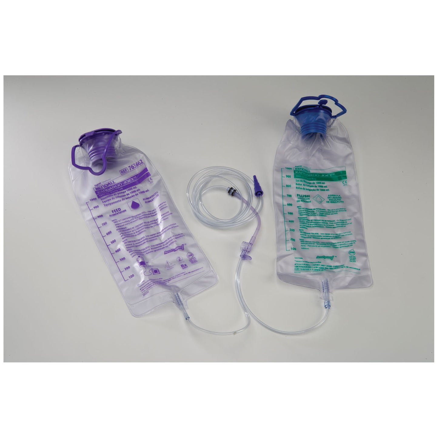 1000mL Feed Set with 1000mL Flush Bag, 30/cs
