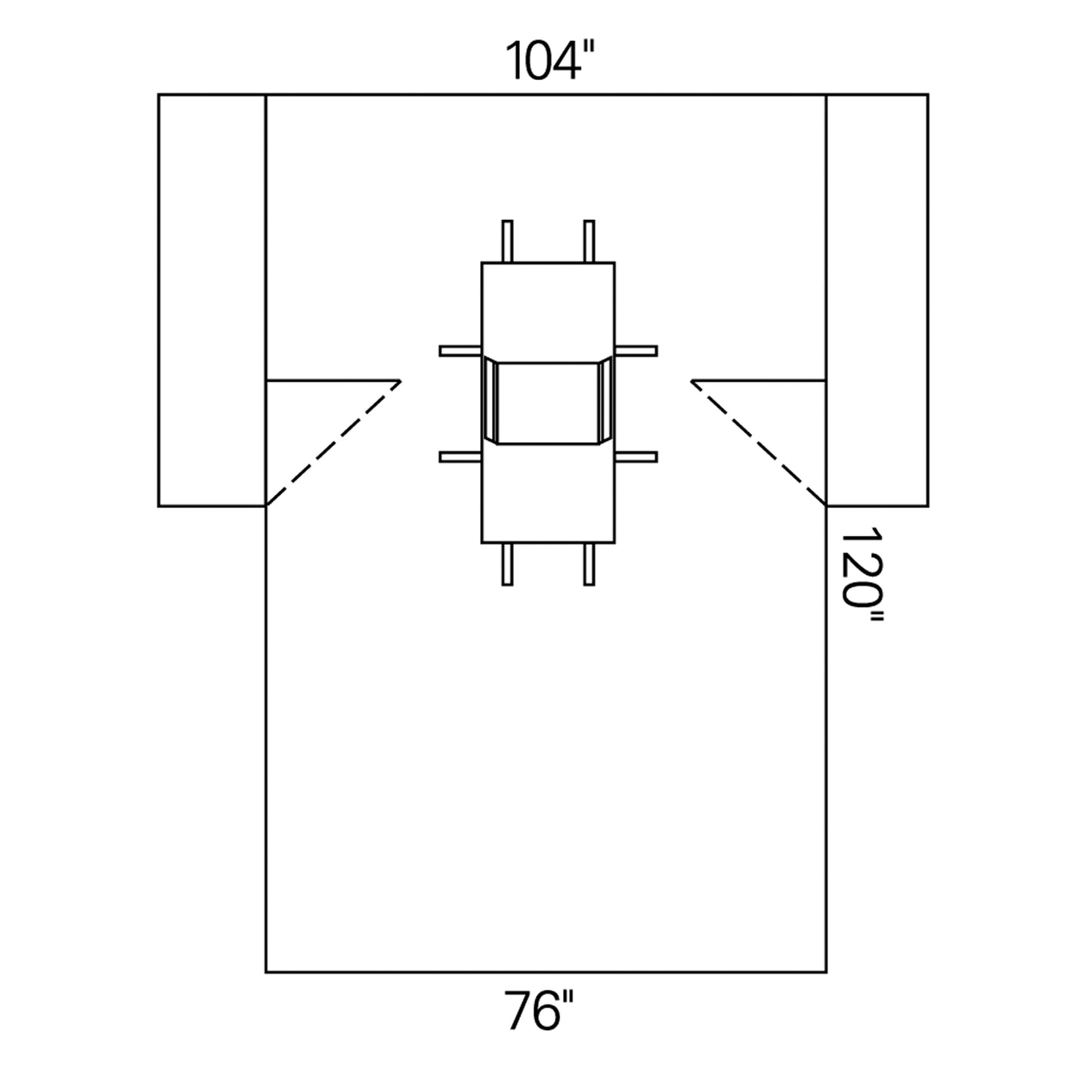 Laparoscopic/ Cholecystectomy Drape, 104" x 76" x 120", 12/cs