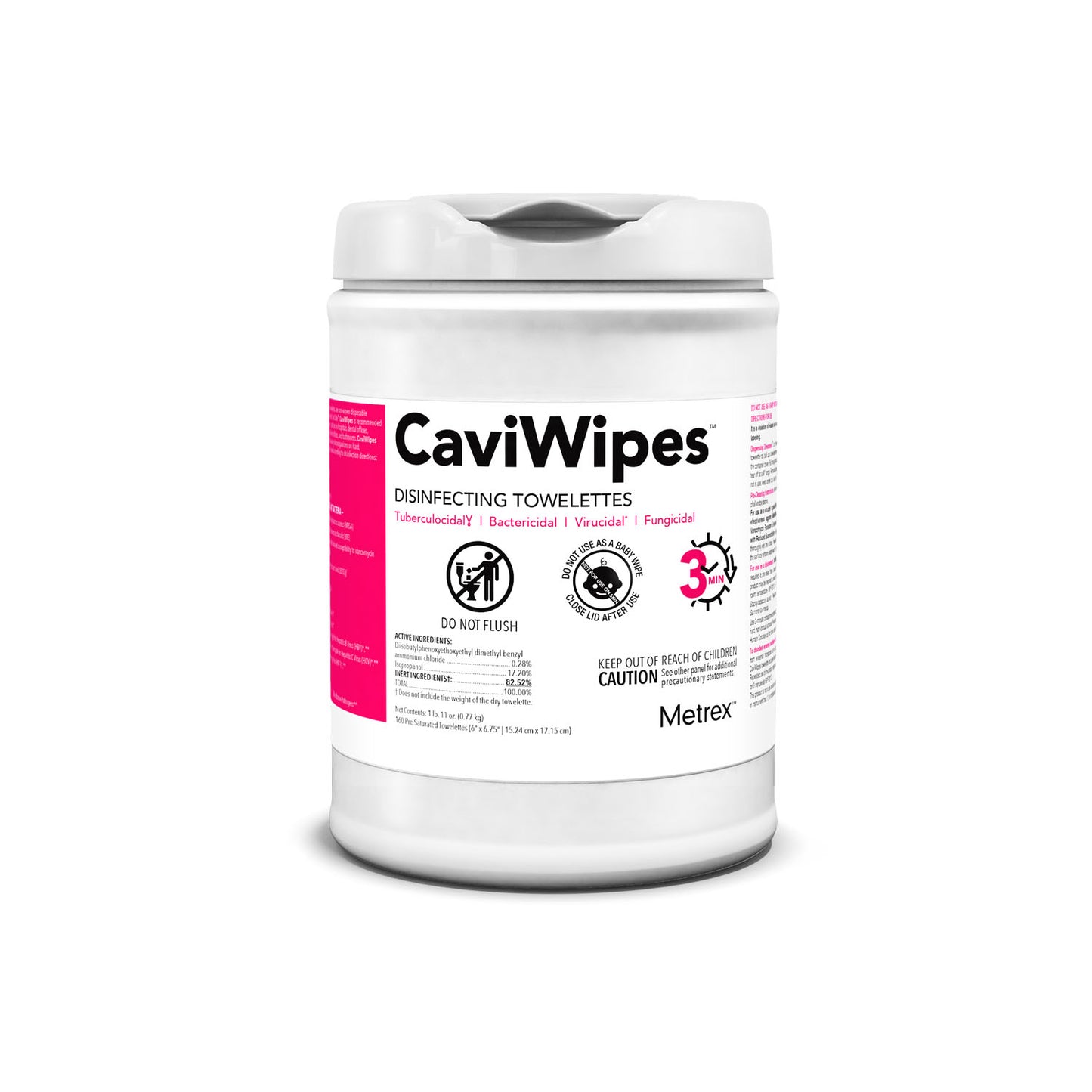 CaviWipes, 160 Wipes, 12 canisters/cs (40 cs/plt) (091263)