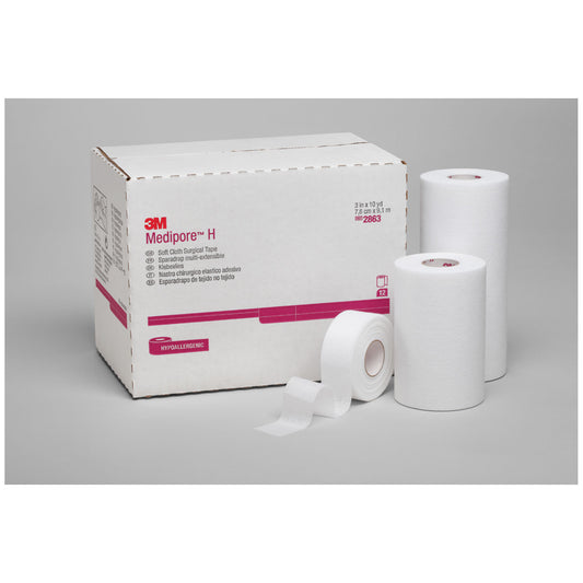 Cloth Surgical Tape, 1" x 10 yds, 2 rolls/pk, 12 pk/cs (Continental US+HI Only)