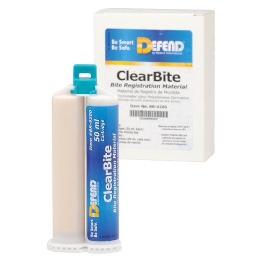 ClearBite, Unflavored, 2x50 mL cartridges + 6 pink mixing tips/pk, 20pk/cs