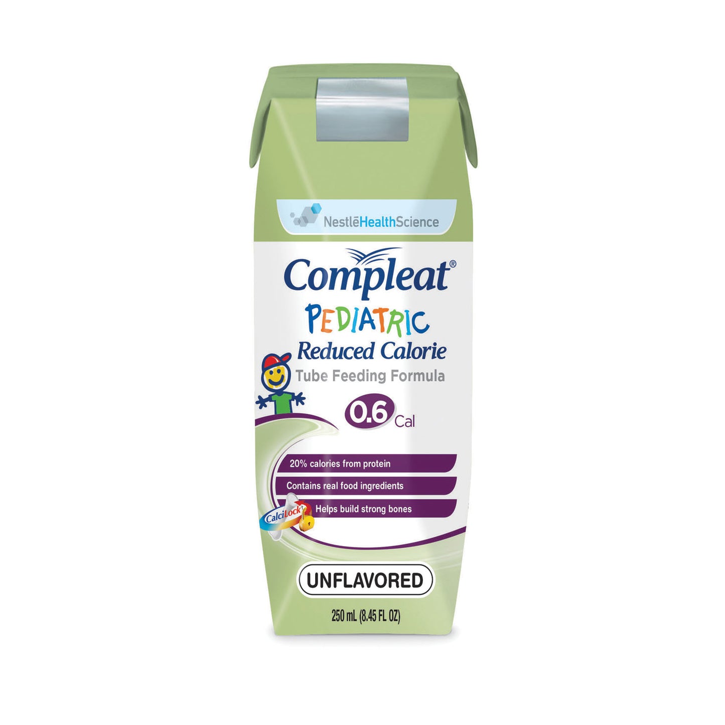 Compleat® Pediatric, Reduced Calorie, 250mL Cans, Unflavored, 24/cs (Products cannot be s (144 cs/plt) (Minimum Expiry Lead is 90 days; Non-Returnable)