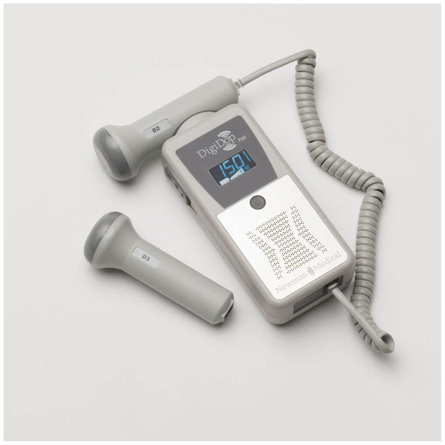Display Digital Doppler with Recharger Includes Obstetrical 2MHz & 3MHz Probes