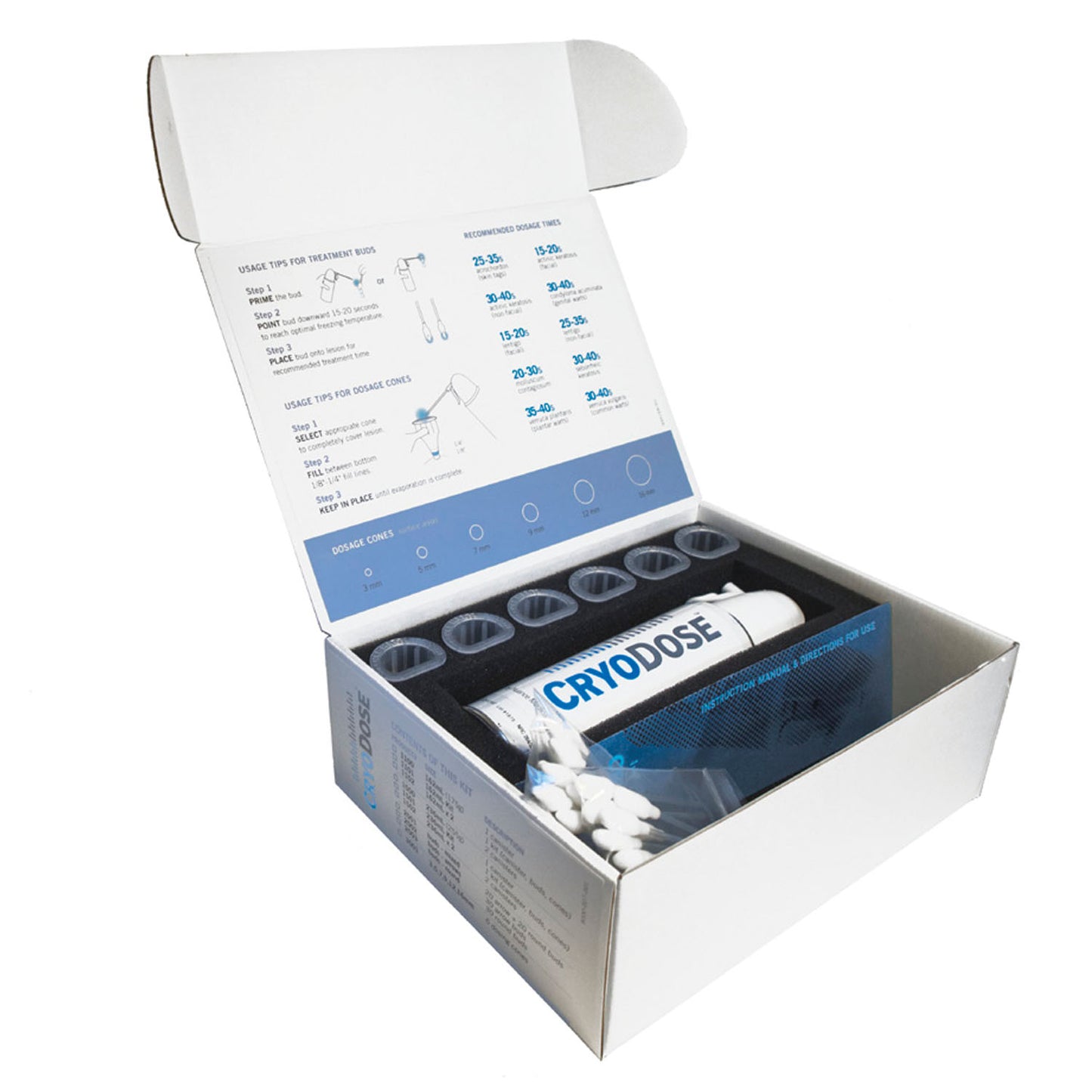 Cryosurgical Treatment Kit, 162mL Canister, MIxed Buds, Reusable (80)