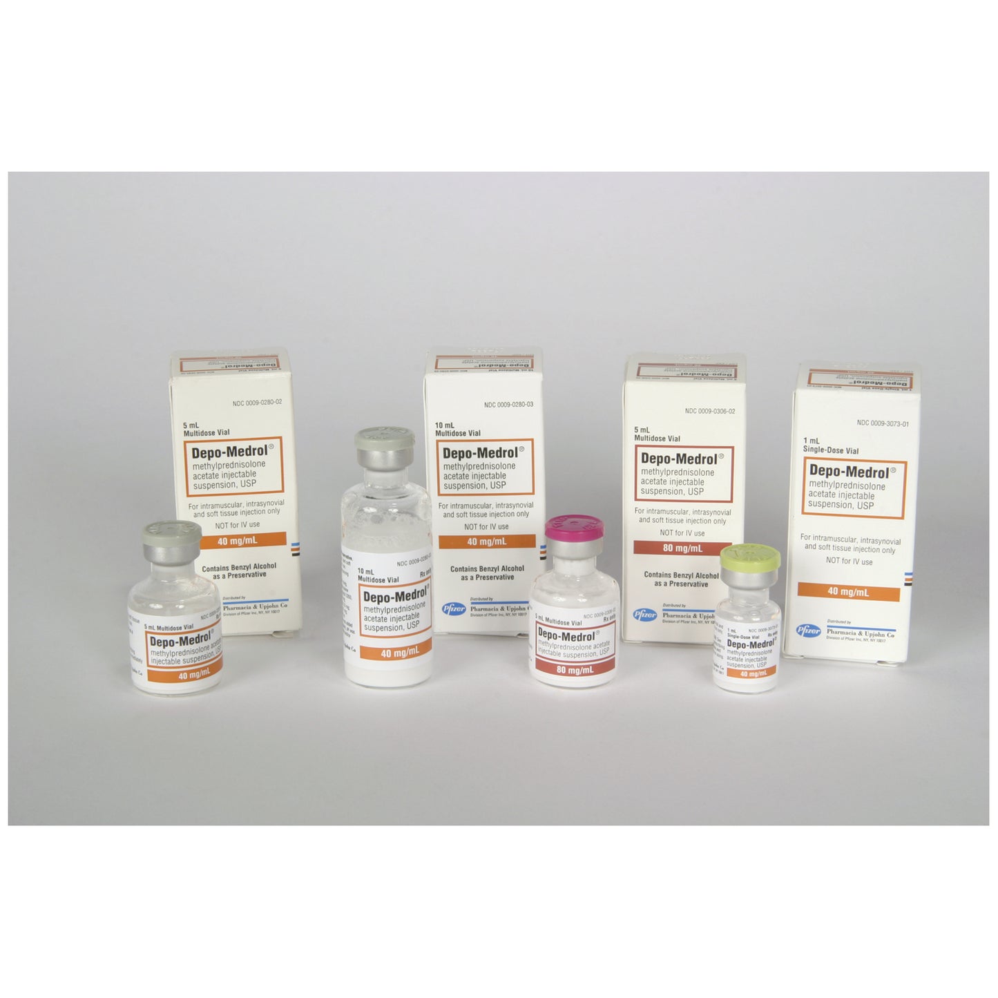 Methylprednisolone Acetate, Sterile Solution, 40mg/mL, 10mL Vial , 1/pk (Rx) (Item is Non-Returnable) (We must have your Wholesale Drug License on File before shipping this product) (0009-0280-03)