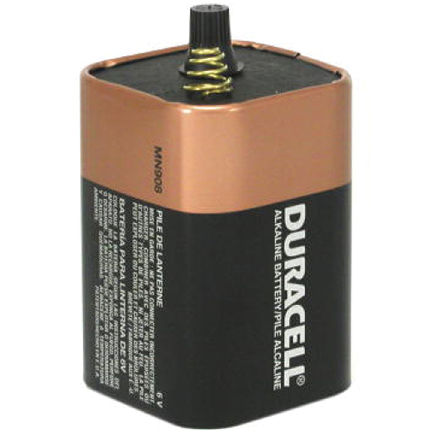 Battery, Alkaline, 6V, Spring Top, 6/cs (UPC# 09006)