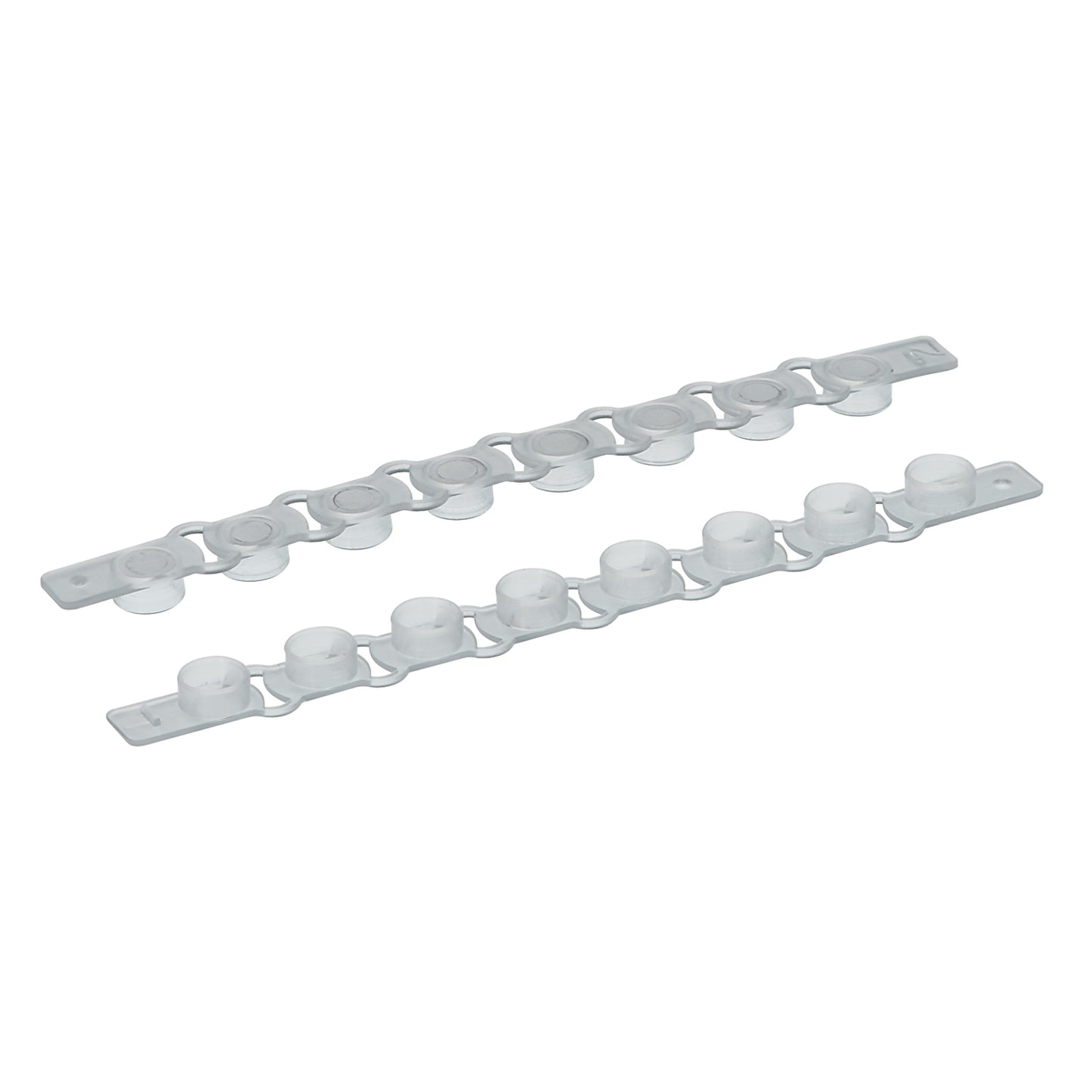 Flat Cap Strips, Yellow, 8/strip, 125 strip/cs