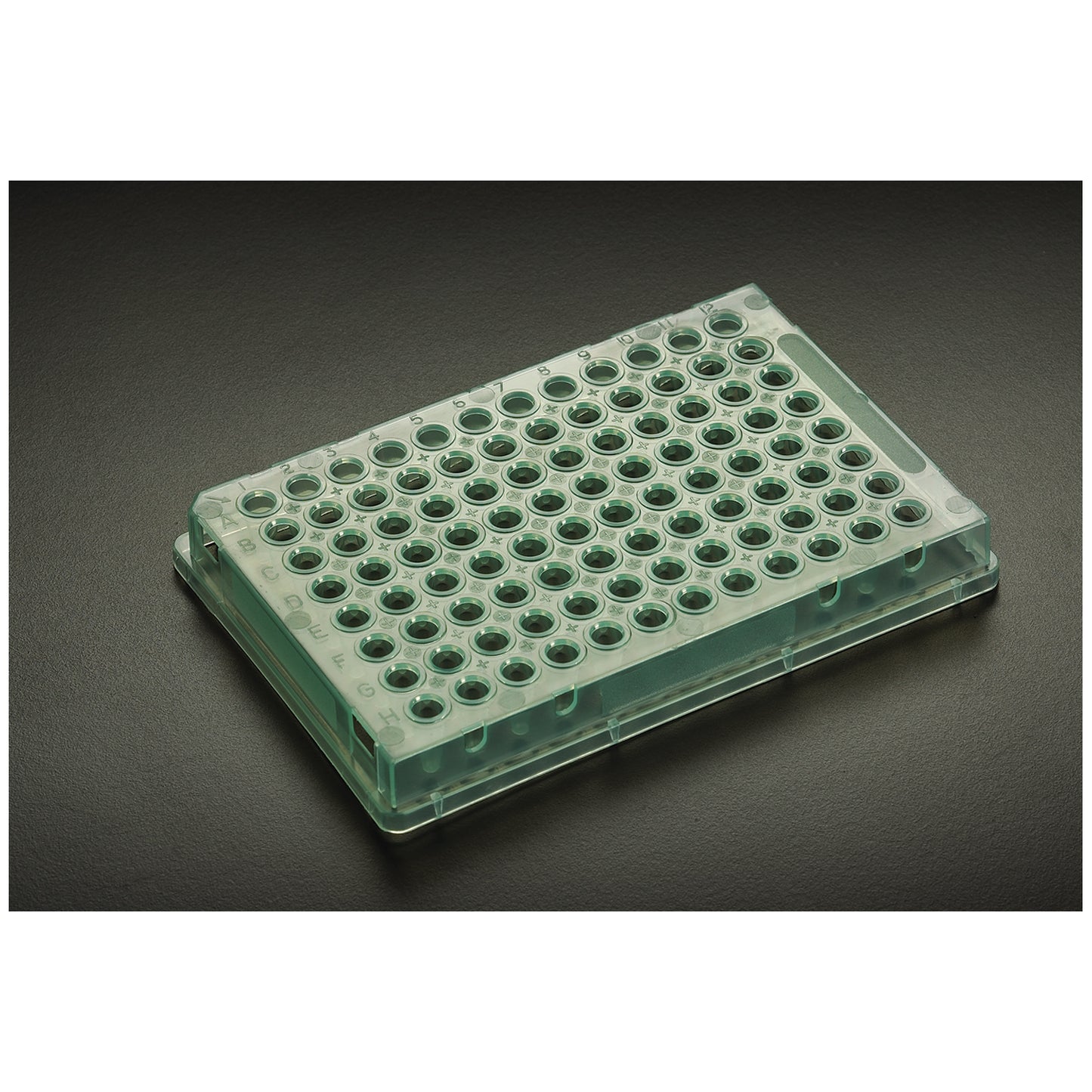 96 Thin Walled PCR Plate, 0.2mL, Green, 10/bg, 10 bg/cs