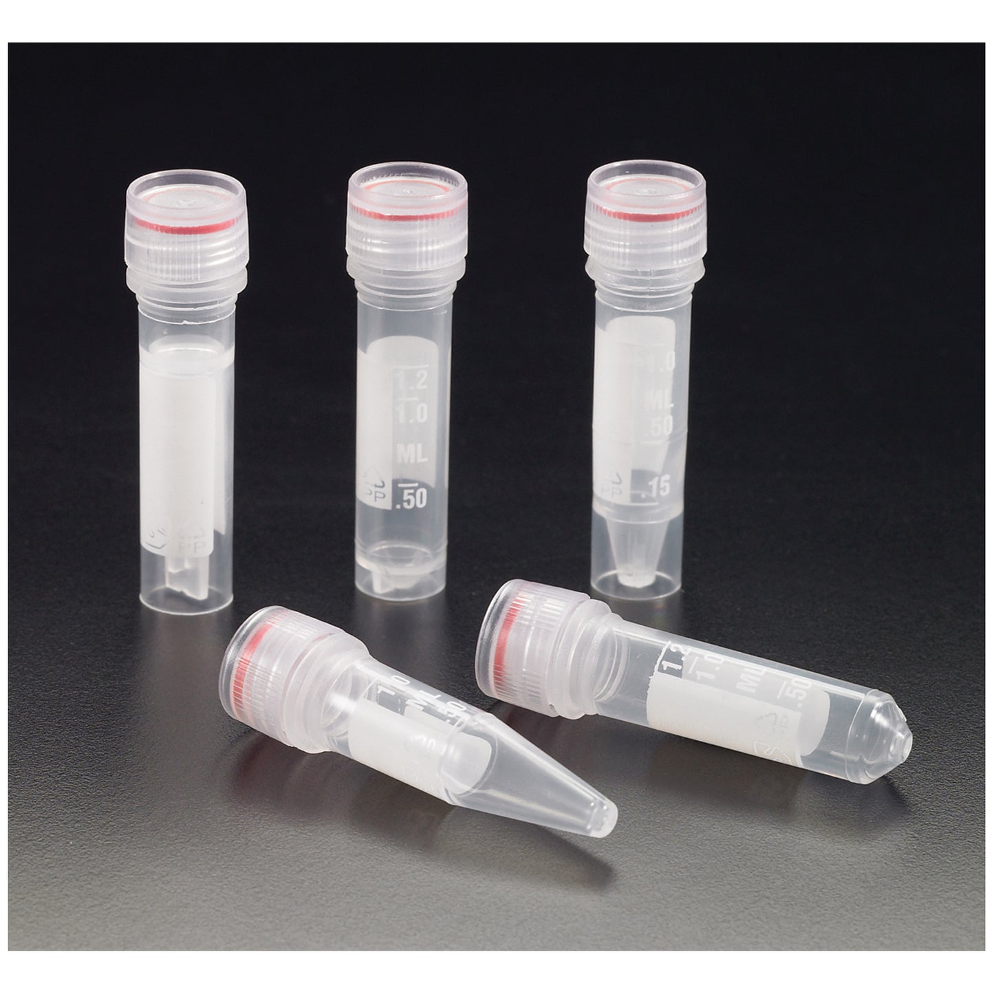 1.5mL Tube, Round Bottom, Sterile, Printed, 50/pk, 10 pk/cs (Limited Quantities Available when Ordering)