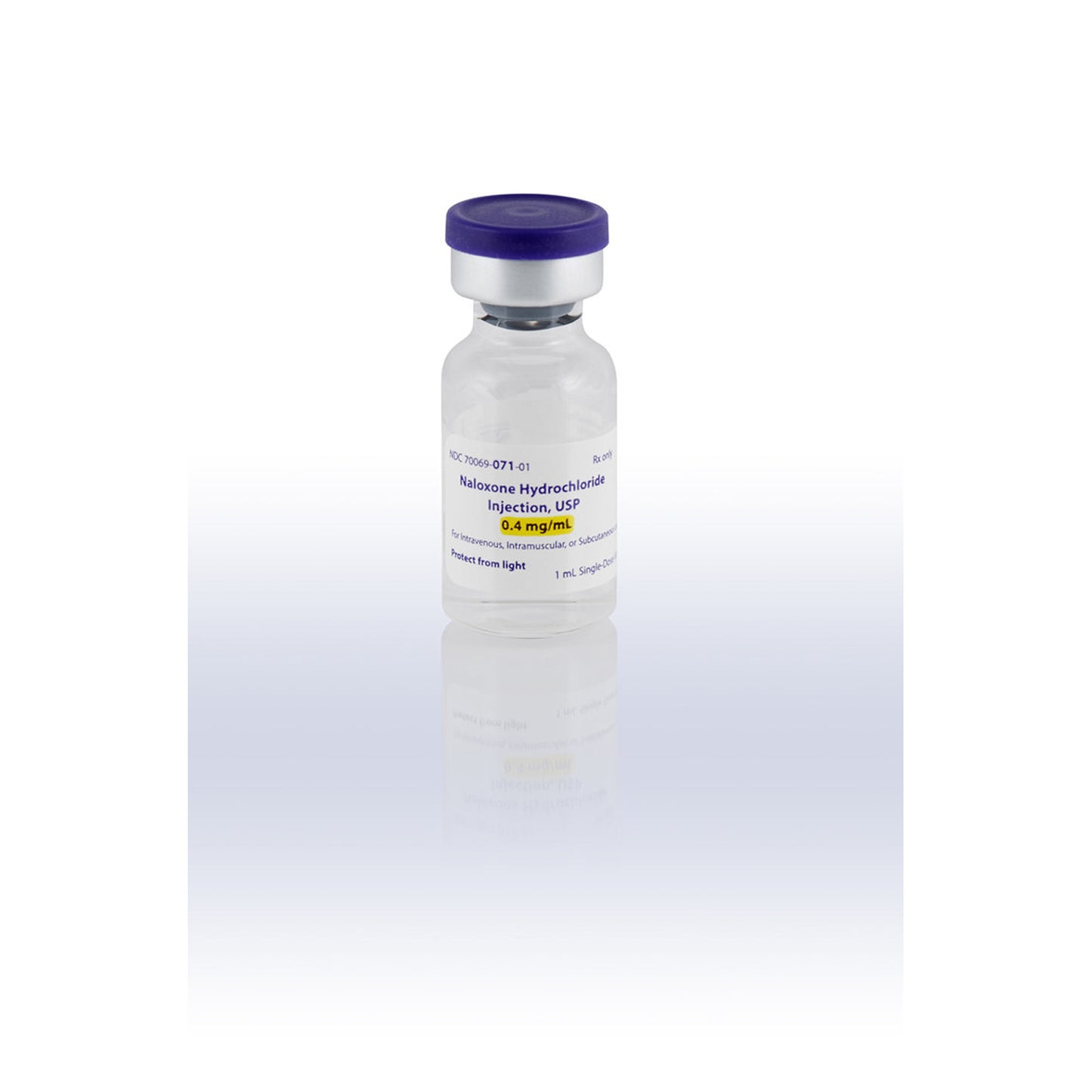 Naloxone Injection USP 0.4mg/1mL 10/ctn (AK Narcan®) (Rx) (Product is Non-Returnable)