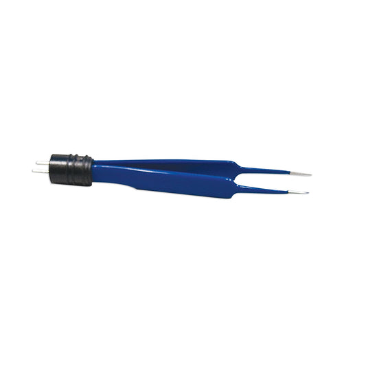 Bipolar Forceps, Straight, 5", Fine, Smooth, Reuseable, Non-Sterile