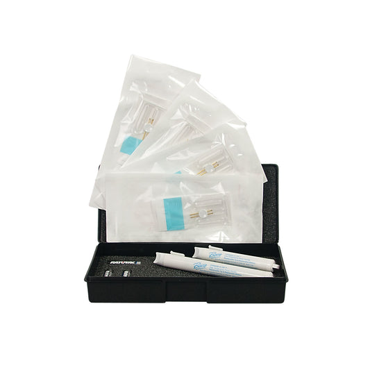 Change-A-Tip Deluxe HI-LO Cautery Kit, Includes: 1 Low-Temp Handle, 1 High-Temp Handle, 1 Sterile H100 Tip, 1 Sterile H101Tip, 1 Sterile H103 Tip, 1 Sterile H121, 6 AA Alkaline Batteries & Foam-Lined Case