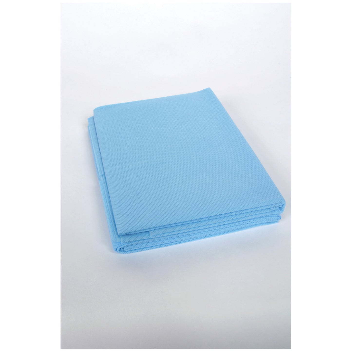 Fitted Cot Sheet, Standard Weight, Medium Blue, 30" x 72", 85 grams, 50/cs (40 cs/plt)