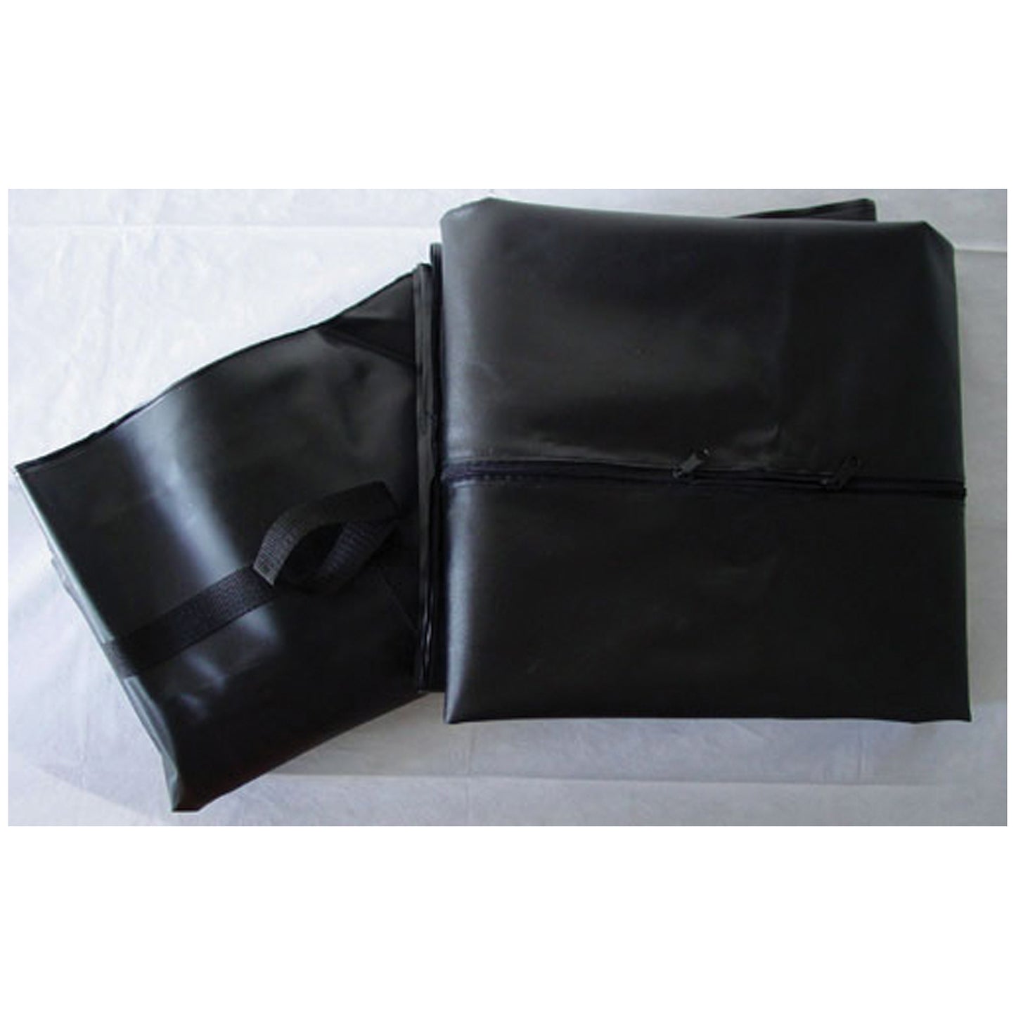Black Disaster Bag, Straight Zipper with 6 Handles, 36" x 90", 5/cs (42 cs/plt)