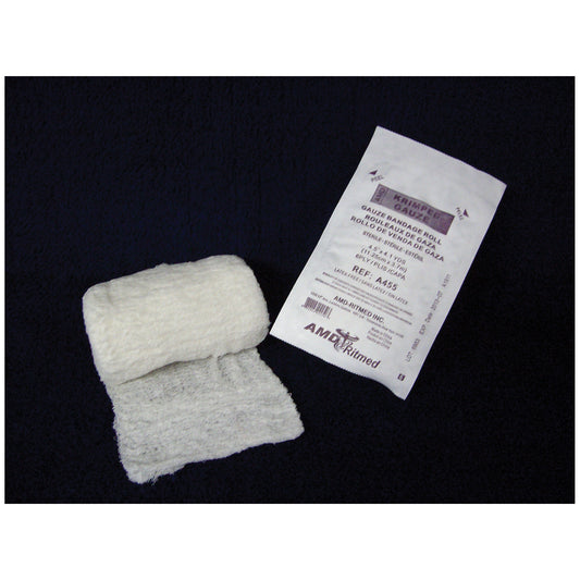 Gauze Bandage Roll, 4½" x 4.1 yds, Non-Sterile, 6-Ply, 100/cs