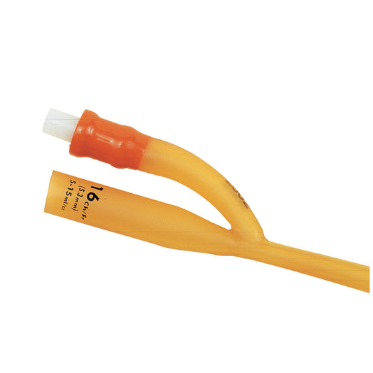 Foley Catheter, 28FR 2-Way Silicone Coated Latex, 5cc Balloon, 10/bx