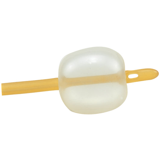 Foley Catheter, 24FR 2-Way Silicone Coated Latex, 30cc Balloon, 10/bx