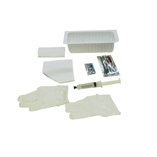 Foley Insertion Tray, Prefilled 10cc Syringe of Sterile Water, 20/cs (50 cs/plt)