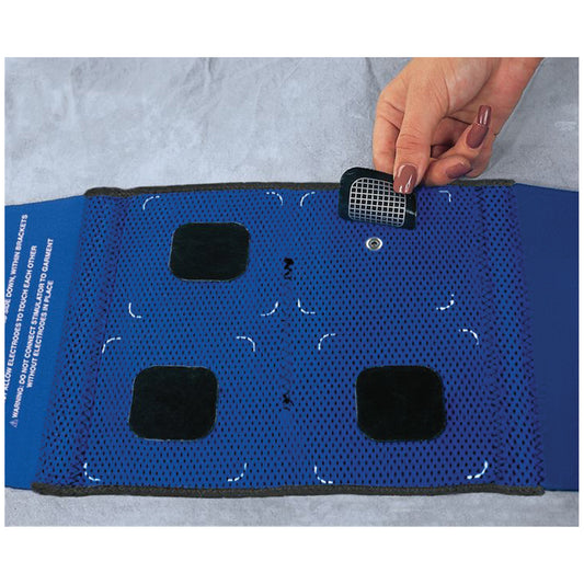 Back Garment Kit Contains: L/XL Back Garment, UltraStim® Electrodes 2"x2" & Black Snap Adapters (1) (4) (4) (024104)