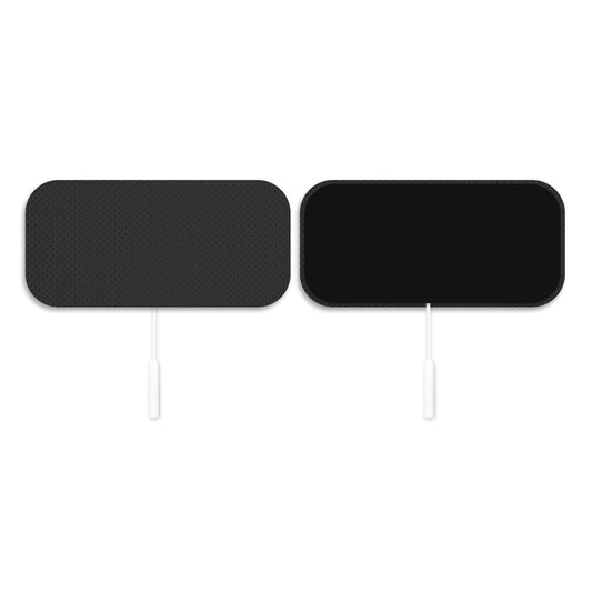 2" x 4" Rectangle, Black Top, 4/pk, 10 pk/bg, 1 bg/cs (5cm x 10cm)