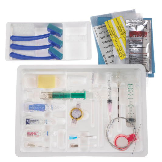 Continuous Epidural Tray, 17G x 3½" Winged Tuohy Needle & 19G Springwood Closed Tip Catheter , 10/cs (Rx) (Item is Non-Returnable) (Continental US+HI Only, Excluding IN and ND)