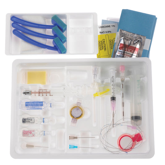Continuous Epidural Tray, 18G x 3½" Tuohy Needle, 20G Soft Tip Catheter with Closed Tip & Drugs , 10/cs (Rx) (Item is Non-Returnable) (Continental US+HI Only, Excluding IN and ND)