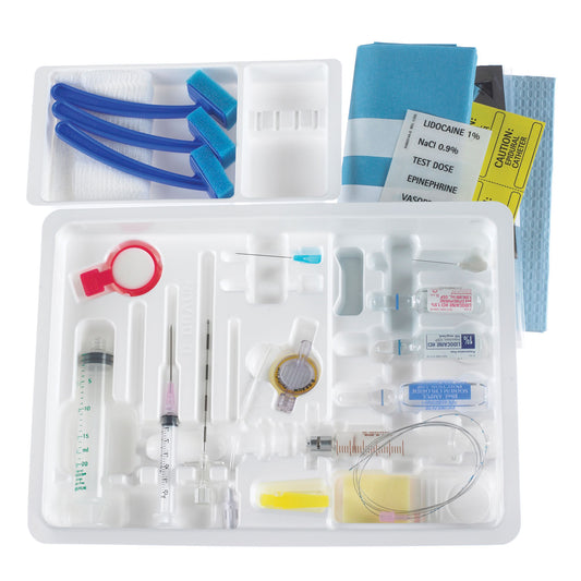 Continuous Epidural Tray, 17G x 3½" Tuohy Needle & 20G Closed Tip Catheter , 10/cs (Rx) (Item is Non-Returnable) (Continental US+HI Only, Excluding IN and ND)