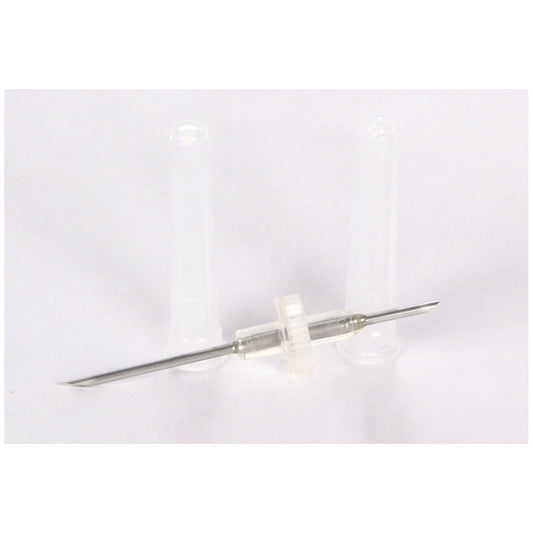 Double-Ended Transfer Needle, Proximal, 17G x 1¼" Needle Opposite 17G x ¾" Needle, DEHP & Latex Free , 100/cs (LF) (Rx) (Continental US+HI Only)