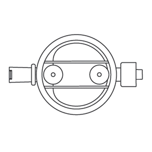 0.2 Micron SUPOR® Low Volume Air Eliminating IV Filter, Luer Lock & SPIN-LOCK connections, 0.8mL Priming Volume, DEHP & Latex Free , 50/cs (LF) (Rx) (Item is Non-Returnable) (Continental US+HI Only, Excluding IN and ND)