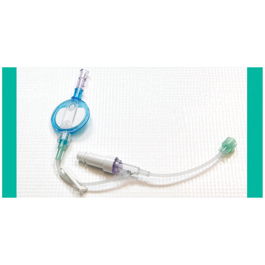 Filtered Extension Set, Female Luer Connector, 1.2 Micron Low Volume SUPOR Filter, Female Luer Connection, Slide Clamp, ULTRASITE Injection Site 3" Above Distal End, Male Luer Lock Connector, DEHP & Latex Free , 0.9mL Priming Volume, 9"L, 50/cs ( (LF) (Rx