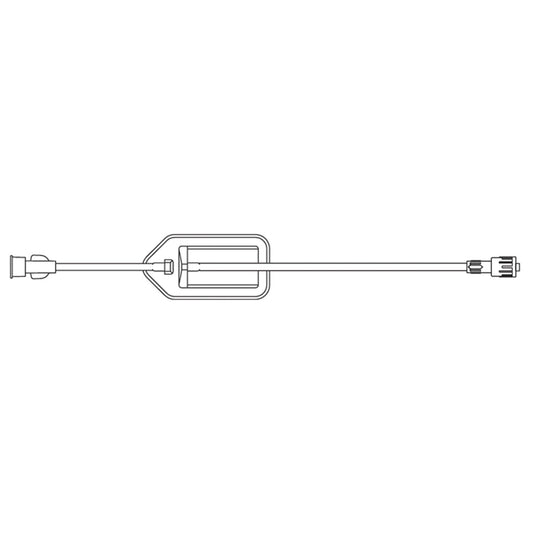 5.0 Micron Air Eliminating In-Line Filter, Female Luer Connector, Male SPIN-LOCK® Connector, DEHP & Latex Free , 3.6mL Priming Volume, 10"L, 50/cs (LF) (Rx) (Item is Non-Returnable) (Continental US+HI Only, Excluding IN and ND)