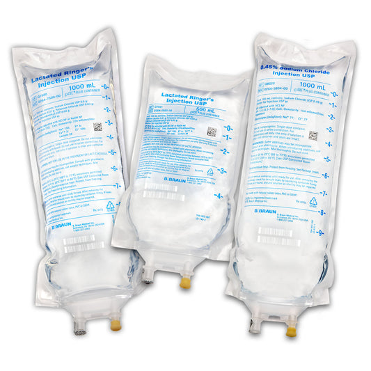 500mL Lactated Ringers Injections USP in Excel® Plus IV Container , 24/cs (Rx) (Item is Non-Returnable) (Continental US+HI Only, Excluding IN and ND)