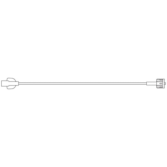 Extension Set, PVC-Free Fluid Path, 0.03" ID, Male & Female Luer Locks, Use For Higher Flow Rates & Vicous Fluids, 0.6mL Priming Volume, 36"L, Latex Free , 50/cs (LF) (Rx) (Continental US+HI Only)