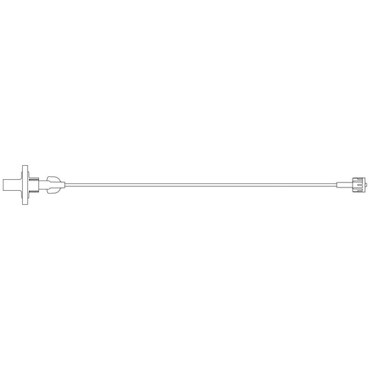 Extension Set, PVC-Free Fluid Path, 0.2 Micron Filter, 0.03" ID, Male & Female Luer Locks, 1.3mL Priming Volume, 60"L, Latex Free , 50/cs (LF) (Rx) (Continental US+HI Only)