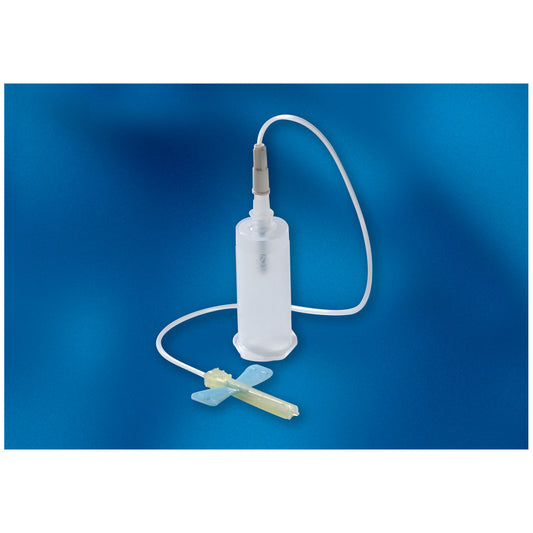 Blood Collection Set, 23G x ¾" Needle, 12" Tubing, No Luer Adapter, 50/pk, 4 pk/cs (Minimum Expiry Lead is 90 days) (Item is Non-Returnable)