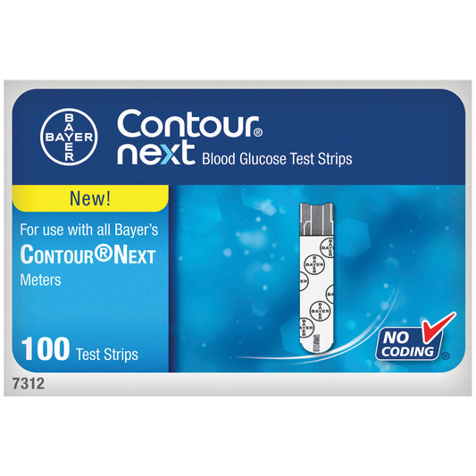 Blood Glucose Test Strips, 100/btl (Continental US+HI, PR Only)