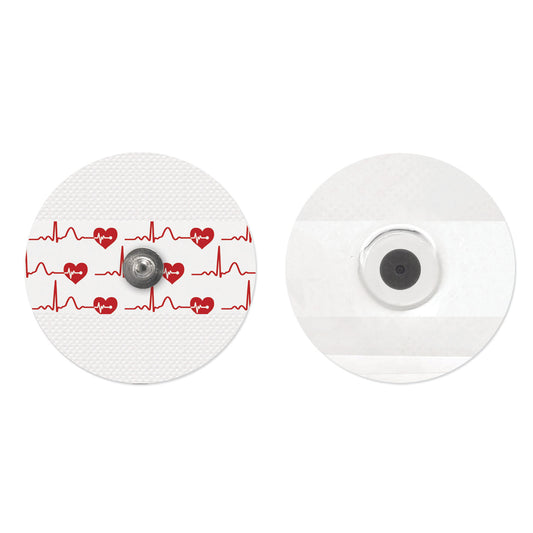 Electrode, Cloth, Adult, Round, 55mm, General Purpose, Stress & Holter, 50/pch, 20 pch/bx (24 bx/plt) (091959)