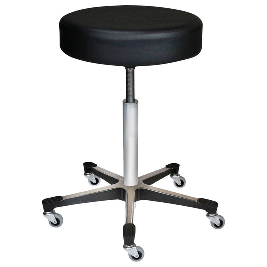 Exam Stool 1113, Black, Leg, Aluminum Base (5)