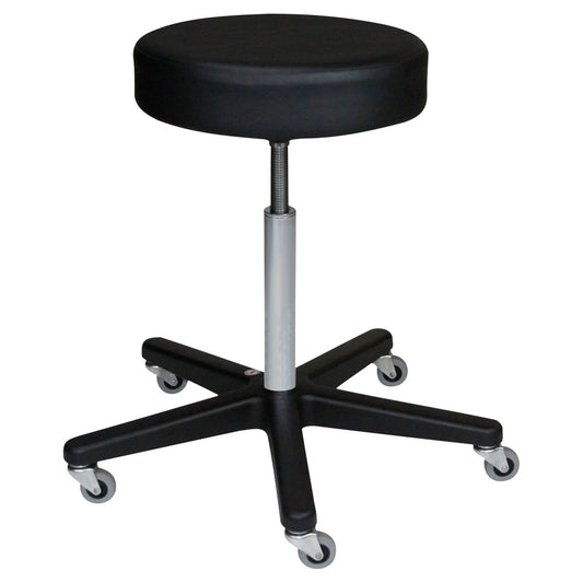 Exam Stool 1113, Black, Leg, Black Composite Base (5)
