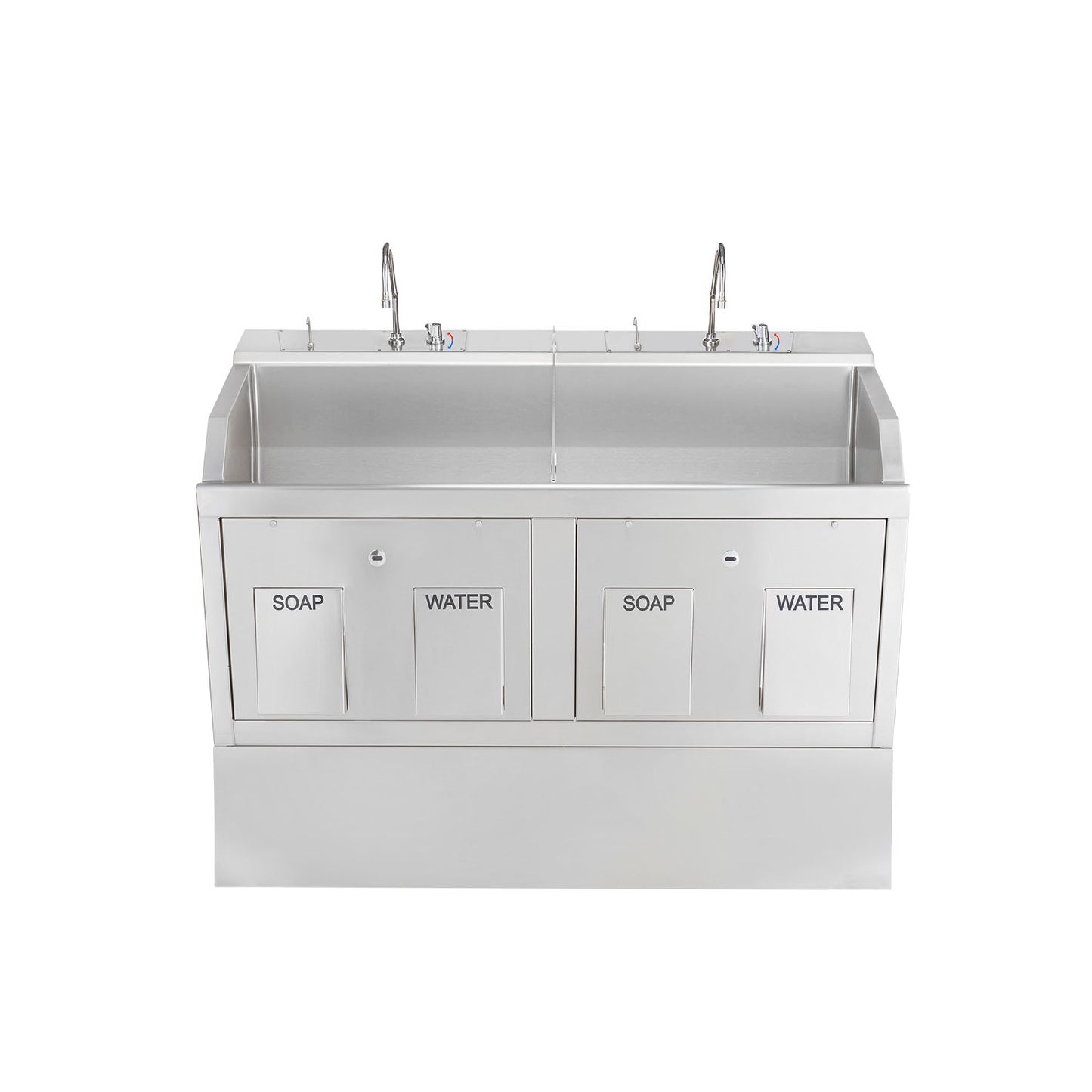 Lodi Scrub Sink, Place, Pedestal Mounted, Knee Action Control, Infrared Water Control (2)