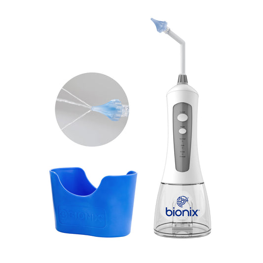 Ear Irrigation System Kit, Includes: OtoClear Tips, Portable Electronic Irrigator, Ear Basin Products cannot be sold on Amazon.com, through fulfillment on Amazon.com, or to any other vendor who intends to sell on Amazon.com or any 3r (5) (1) (1)