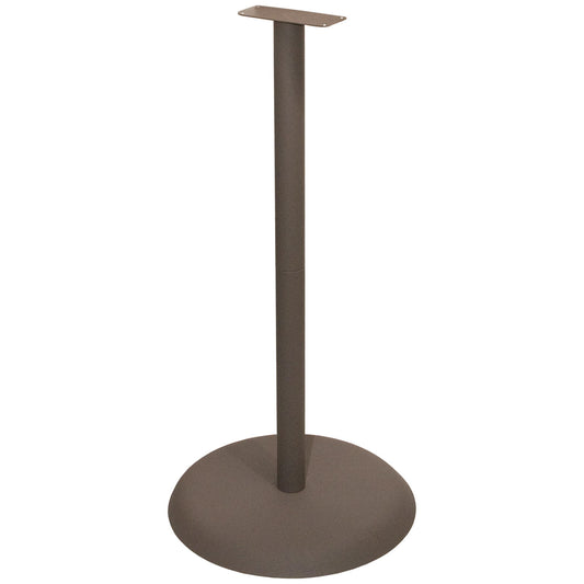 Floor Stand, Holds a Variety of Respiratory Hygiene Stations Self-Righting Base , Bay Gray Powder Coated Steel , 18"W x 36¾"H (Sold Separately - No Tools Required to Assemble) (Up to 40 Degrees Past Center without Dispenser) (Mounting Plate, Column & Base