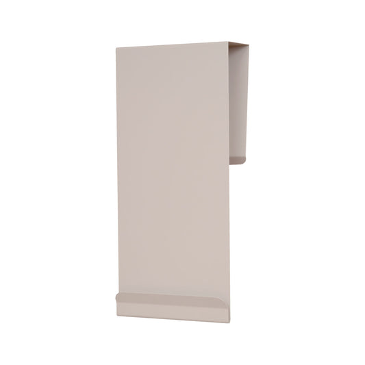 Door Hanger, Hooks Over A Door with a Thickness No Greater Than 2 7/16" to Hold Personal Protection Organizers, Quartz Powder Coated Steel, 5½"W x 12 1/8"H x 2½"D (Made In USA)