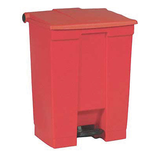 6145 Step-on Waste Container, 18 Gallon, Red ($1250 Minimum Order Mix & Match with Prepaid Freight to Remain at $1250) (Freight Added to Any Order Outside of Bunzl's Delivery Area)
