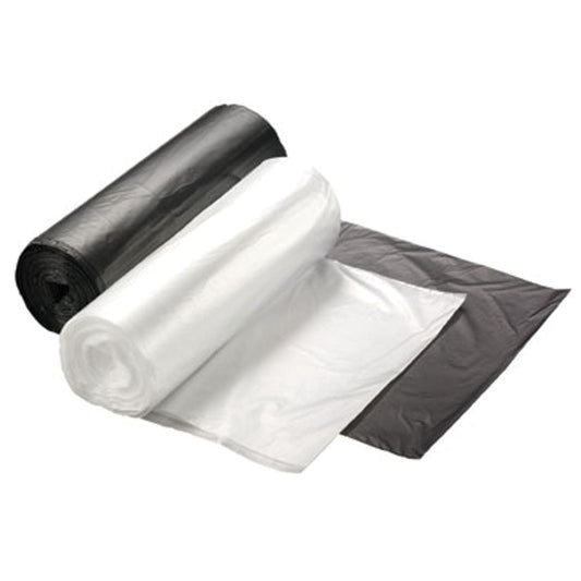 Can Liner, High Density, 24" x 33", 12-16 Gal, Clear, 6 MIC, 100/bx, 10 bx/cs (RH633N) ($1250 Minimum Order Mix & Match with Prepaid Freight to Remain at $1250) (Freight Added to Any Order Outside of Bunzl's Delivery Area)