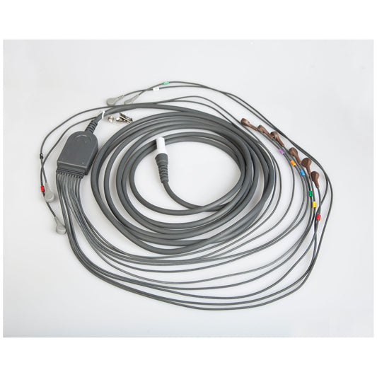 10 Lead Patient Cable For Q-Stress, AHA 43" Leadwires, Snap Connection