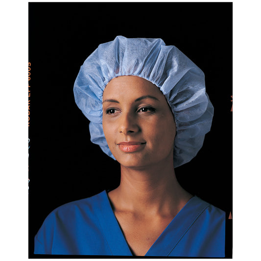 Bouffant Cap, 24", X-Large, Blue, 500/cs **Pricing Subject to Change without Prior Notification Due to Coronavirus Pandemic** (50 cs/plt)